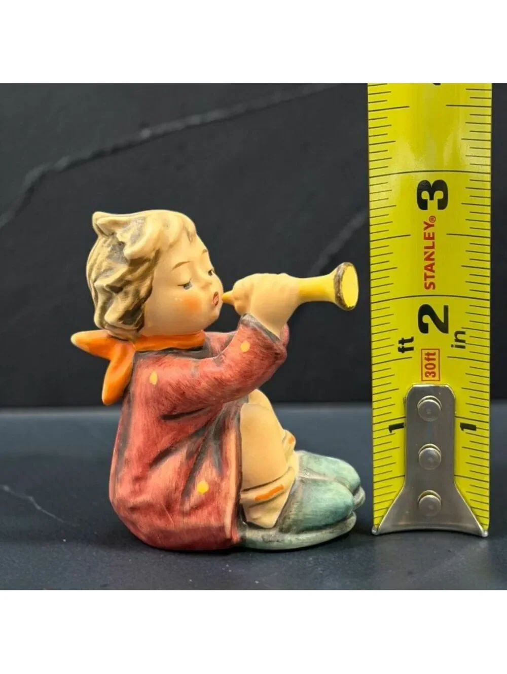 Vintage Goebel Hummel #391 Girl With Trumpet Figurine Made in W Germany 3 Inch